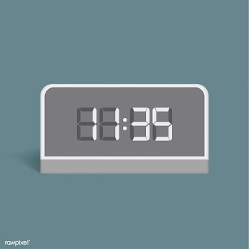 Vector image of digital alarm clock icon | Free stock vector - 382850