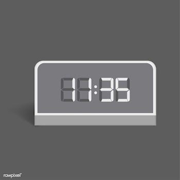 Vector image of digital alarm clock icon | Free stock vector - 382960