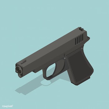 Vector image of gun icon | Free stock vector - 382139