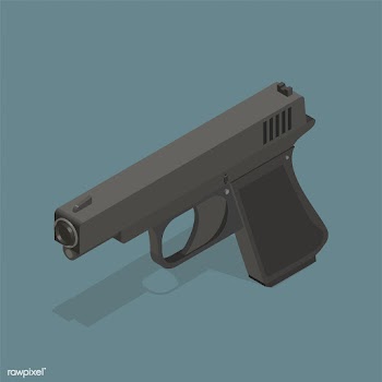 Vector image of gun icon | Free stock vector - 382164