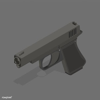 Vector image of gun icon | Free stock vector - 382393