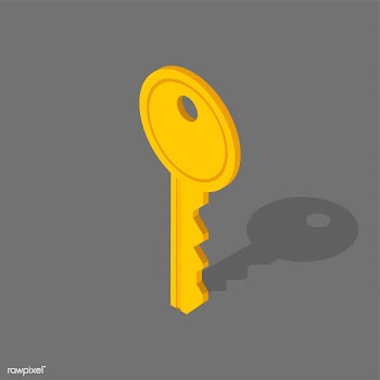Vector image of key icon | Free stock vector - 383270