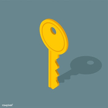 Vector image of key icon | Free stock vector - 383433