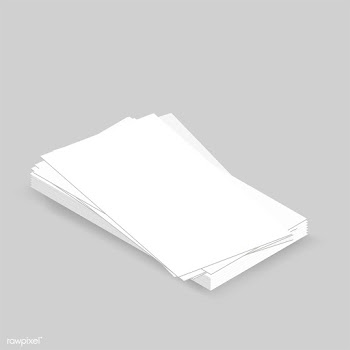 Vector image of name card stack | Free stock vector - 383102