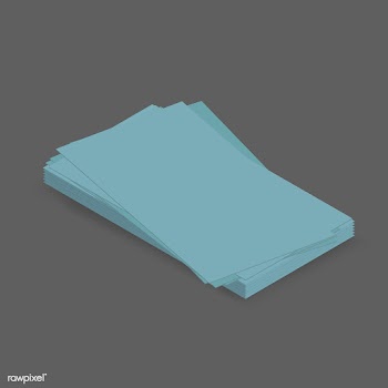 Vector image of name card stack | Free stock vector - 383104