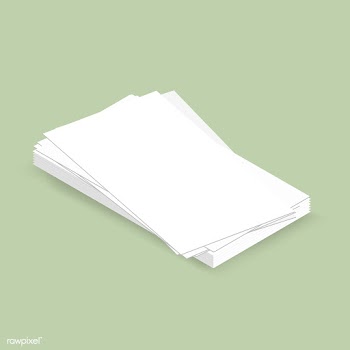 Vector image of name card stack | Free stock vector - 383105