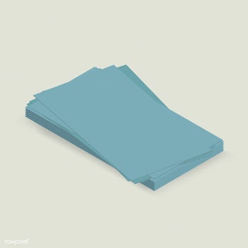 Vector image of name card stack | Free stock vector - 383160