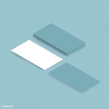 Vector image of name card stack | Free stock vector - 383375