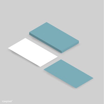 Vector image of name card stack | Free stock vector - 383493