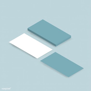 Vector image of name card stack | Free stock vector - 383502