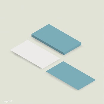 Vector image of name card stack | Free stock vector - 383528