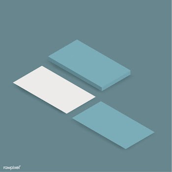 Vector image of name card stack | Free stock vector - 383565