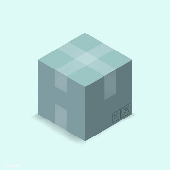 Vector image of parcel box icon | Free stock vector - 383273