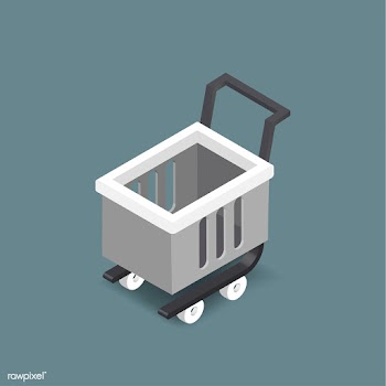 Vector image of shopping cart | Free stock vector - 382756