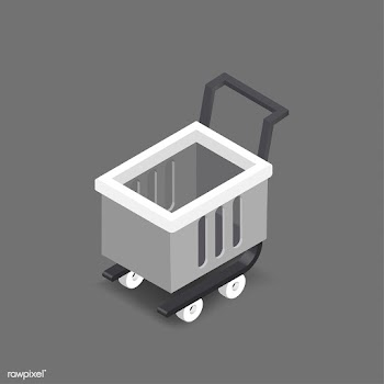 Vector image of shopping cart | Free stock vector - 382773