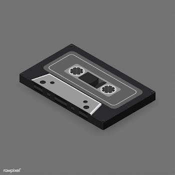 Vector image of tape cassette icon | Free stock vector - 383338