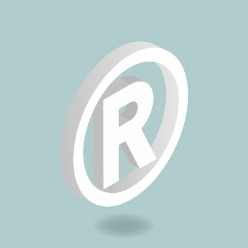 Vector image of trademark icon