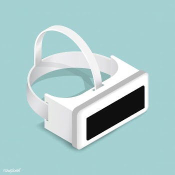 Vector image of virtual reality goggle icon | Free stock vector - 382088