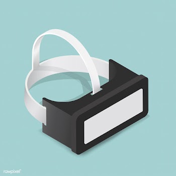 Vector image of virtual reality goggle icon | Free stock vector - 382719