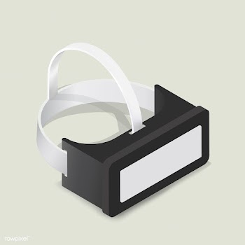 Vector image of virtual reality goggle icon | Free stock vector - 382729