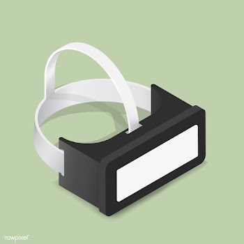 Vector image of virtual reality goggle icon | Free stock vector - 382783