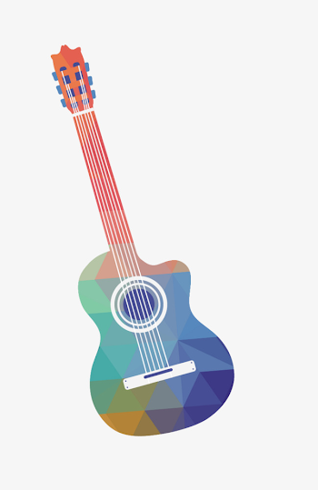 Vector Material Acoustic Guitar, Wooden Guitar, Guitar Pictures ...