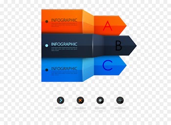 Vector navigation arrows irregular 