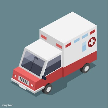 Vector of 3D ambulance icon | Free stock vector - 382165
