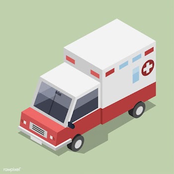 Vector of 3D ambulance icon | Free stock vector - 382173