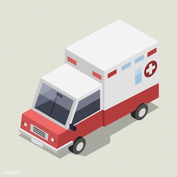 Vector of 3D ambulance icon | Free stock vector - 382213