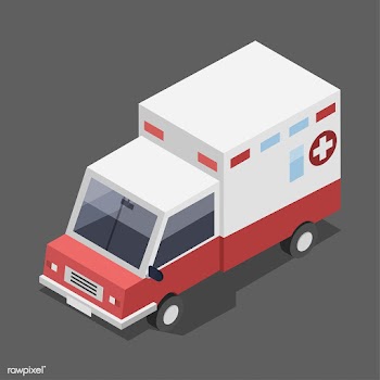 Vector of 3D ambulance icon | Free stock vector - 382338