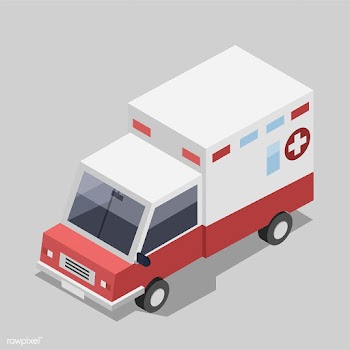 Vector of 3D ambulance icon | Free stock vector - 382385