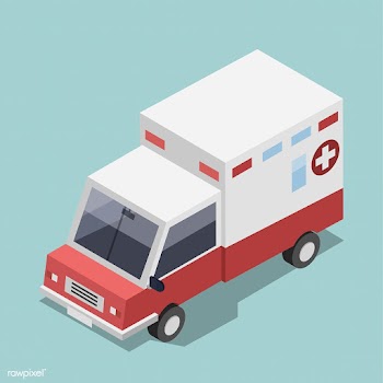 Vector of 3D ambulance icon | Free stock vector - 382410