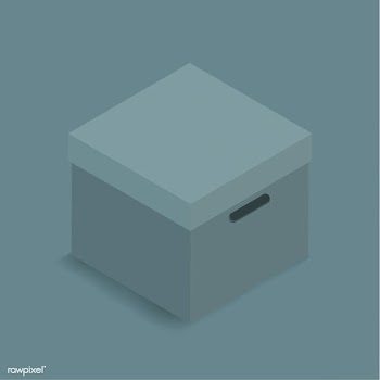 Vector of 3D container box icon | Free stock vector - 383000