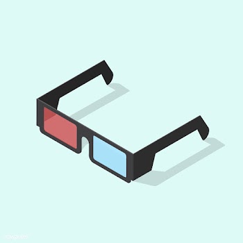 Vector of 3d glasses icon | Free stock vector - 383023