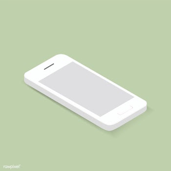 Vector of 3D smart phone icon on background | Free stock vector - 382081