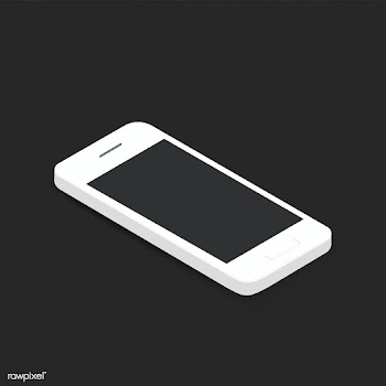 Vector of 3D smart phone icon on background | Free stock vector - 382376