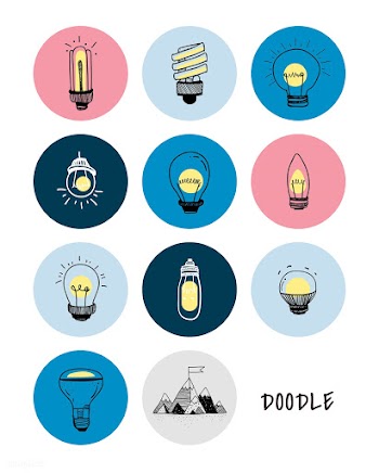 Vector of a set of light bulbs | Free stock vector - 59931