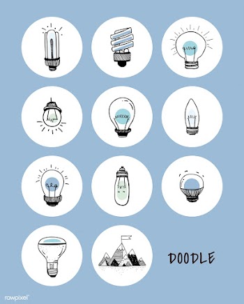 Vector of a set of light bulbs | Free stock vector - 59996