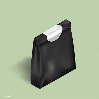 Vector of black pouch bag icon | Free stock vector - 382642