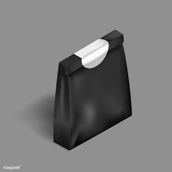 Vector of black pouch bag icon | Free stock vector - 382645