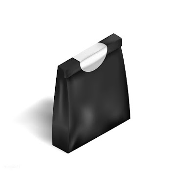 Vector of black pouch bag icon | Free stock vector - 382662