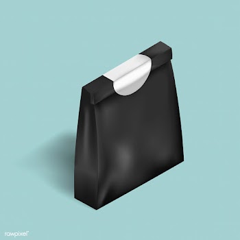 Vector of black pouch bag icon | Free stock vector - 382666
