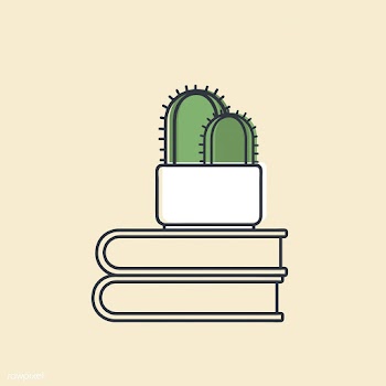 Vector of cactus on books | Free stock vector - 16726