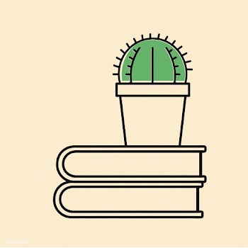 Vector of cactus on books | Free stock vector - 16743