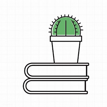 Vector of cactus on books | Free stock vector - 16791