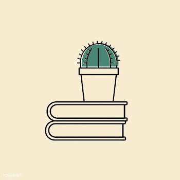 Vector of cactus on books | Free stock vector - 16834