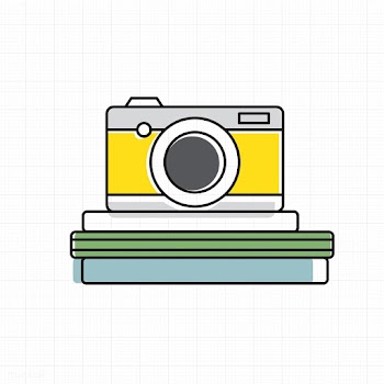 vector of camera on the books | Free stock vector - 16613