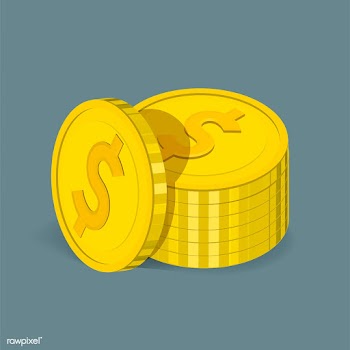 Vector of coins stack icon | Free stock vector - 382580