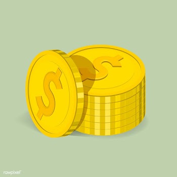 Vector of coins stack icon | Free stock vector - 382736
